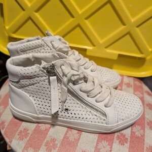 White Dv Ankle Mesh Look tennis shoes